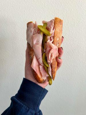 Half Jambon Beurre Sandwich