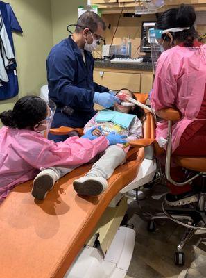 Dr. Sadek and his staff doing an INCREDIBLE job helping Olivia