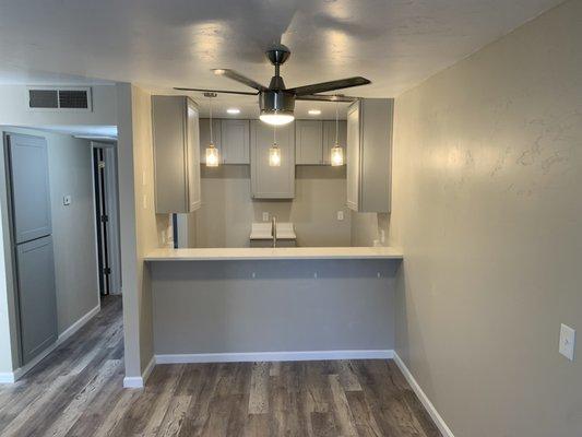 Full apartment kitchen remodel. The owners love it!