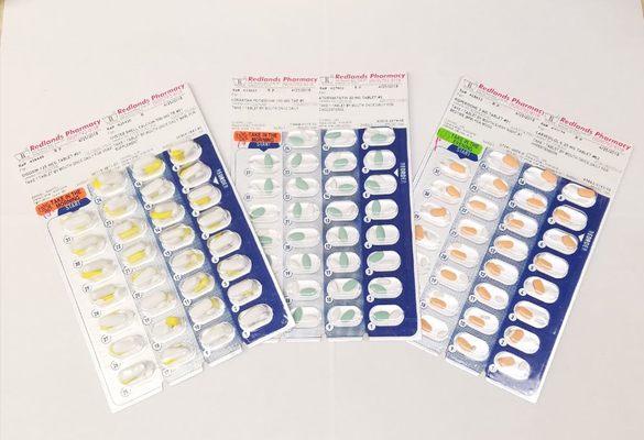 Unit dose blister pack service available