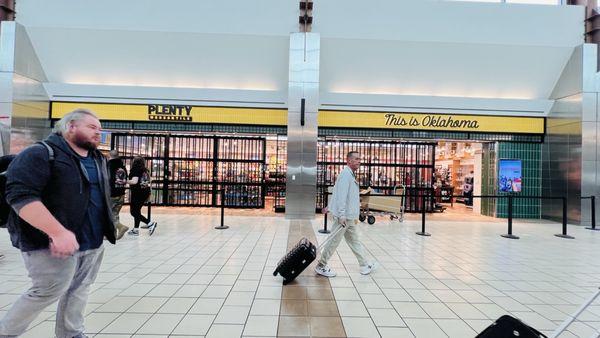 Airport Store opening on its first day!