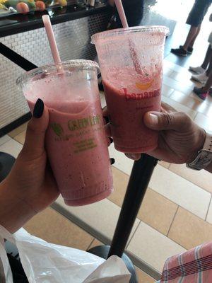 The smoothies are very good ,I'm quite impressed. It has the right mixture of fruits or of vegetables