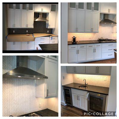 Replaced backsplash