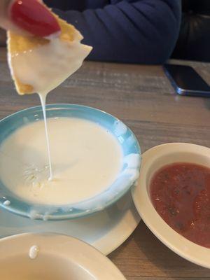 Queso dip - it was more milky and runny than I prefer