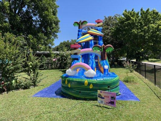 Hawaii water slide