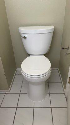 New toilet ! Hooray