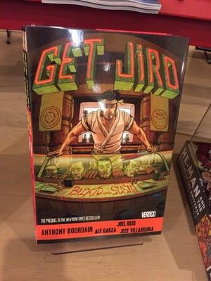 Ale Garza artwork in Anthony Bourdain's "Get Jiro" the sequel prequel to his New York Times beat seller