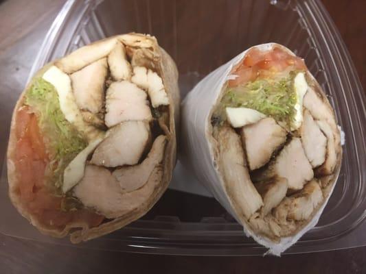 Chicken wrap.