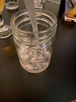 empty water cup