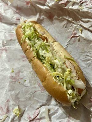 Oven Roasted Turkey Shorti- 6inch hoagie