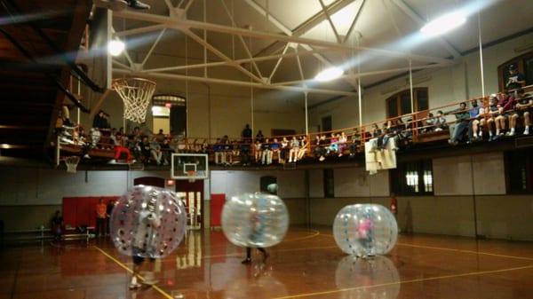 Bubble Soccer at Worcester Academy