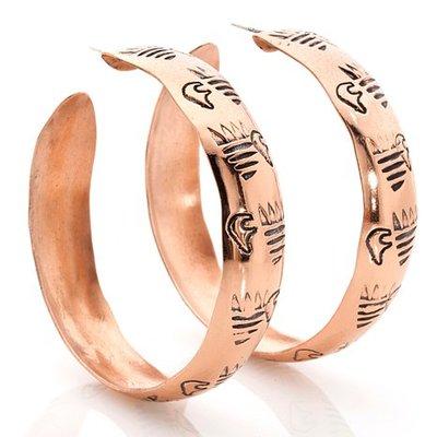 Copper Hoops