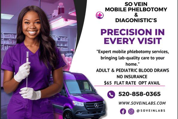 So Vein Mobile Phlebotomy & Diagnostic's