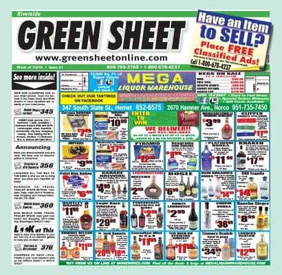 The Riverside Green Sheet Over 26,000 Green Sheet Readers Each Week!