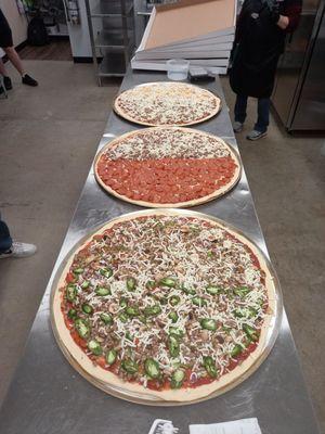 Home of "The Beast"  30" Pizza!  Feeds approx 20 people per Pizza!