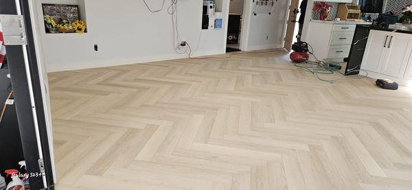 Vinyl HERRINGBONE in Mission Viejo CA