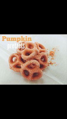 Pumpkin pretzels are here, but only for a limited time! Come today!