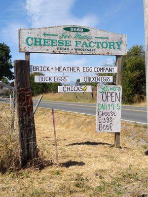 The sign of great cheese