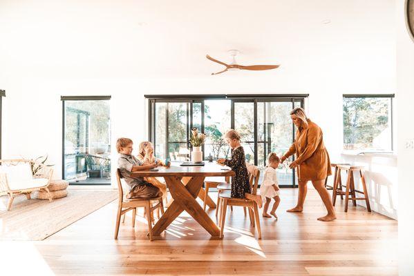 Solid Wood Dining table and dining chairs