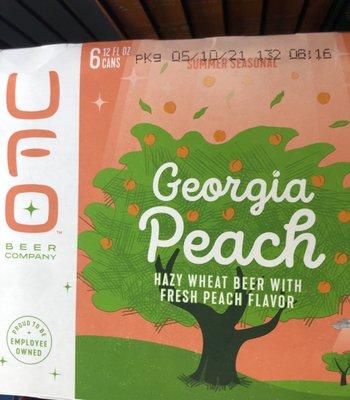 This Massachusetts-based company introduced "Georgia Peach" flavor in 2018. It's made w/ all natural peach flavor!