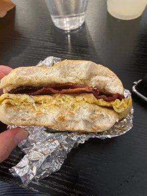 Breakfast bagel