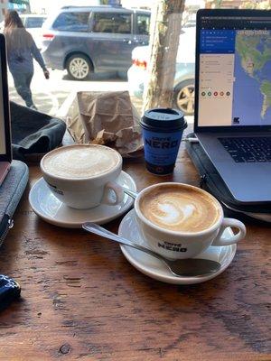 Caramel Latte, and Flat White