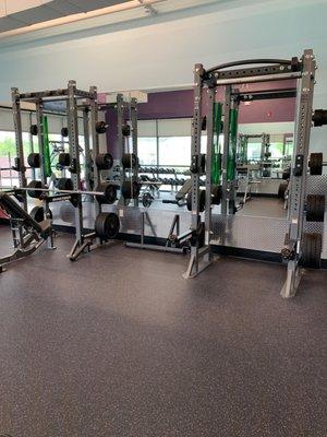 Squat racks!