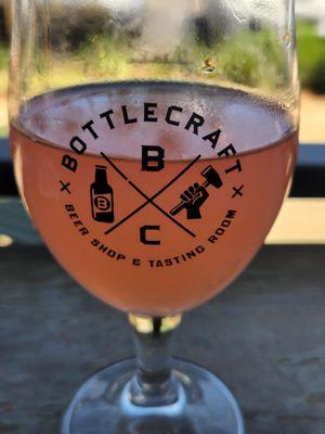 Bottlecraft shares the space and has a VAST selection of beer, cider, and kombucha