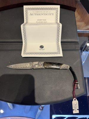 $2,000 Japanese pocket knife.