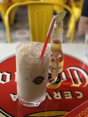 Horchata & a corona