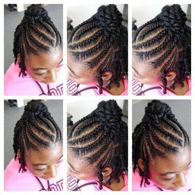 Natural Hair Updo Style