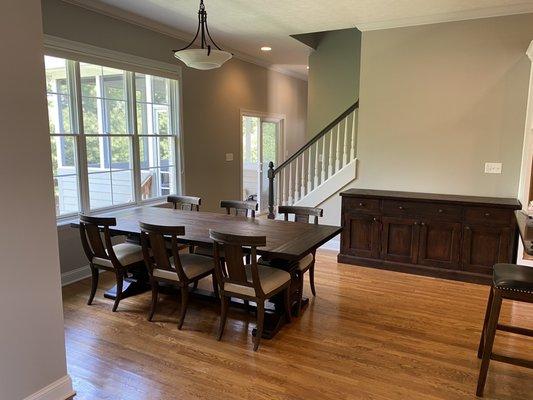 Before - oak floors