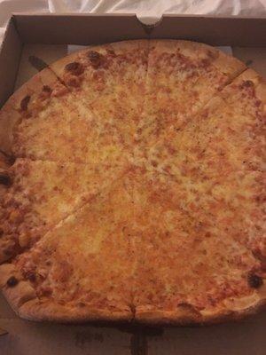 Extra cheese pizza