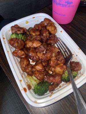 Orange chicken - very good!