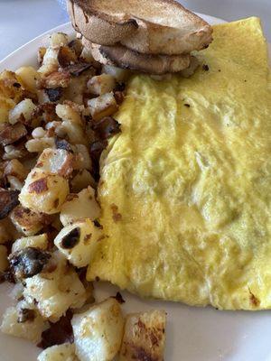 Mushroom omelet