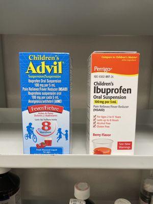 We have Children's Ibuprofen in stock!!!