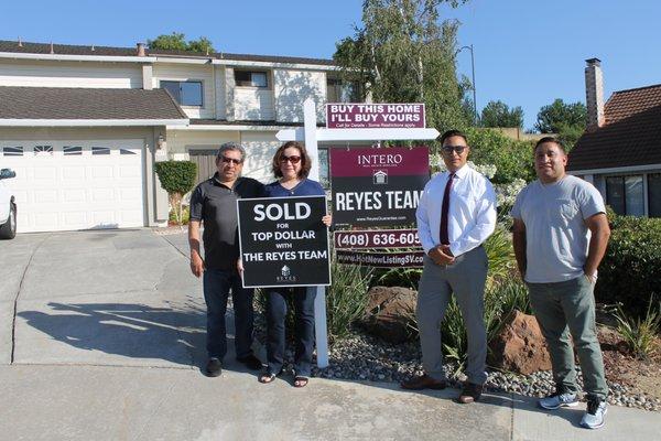 Another happy family who got their home SOLD FAST & FOR TOP DOLLAR with The Reyes Team!