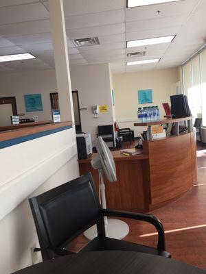 Front desk. Clean and safe to help your community.