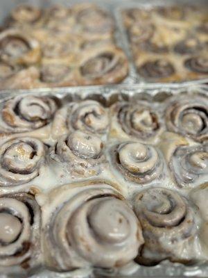 House made Cinnamon Rolls