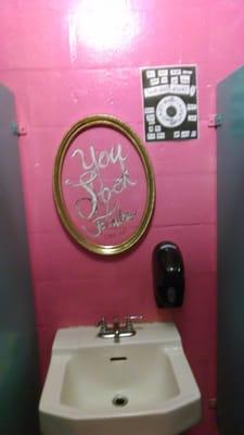 Best bathroom in town...and most honest mirror of my life