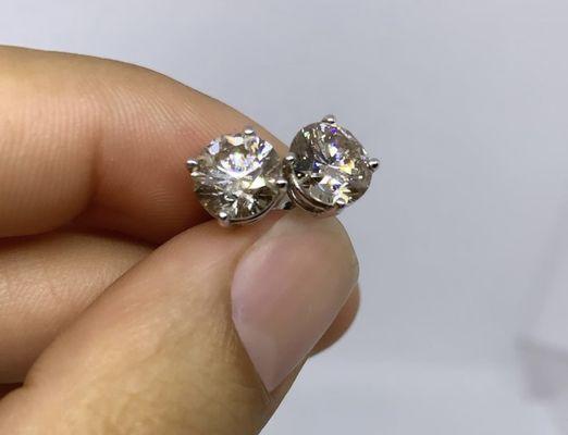 We have Diamond Earrings in all sizes, clarity, color, and cut.