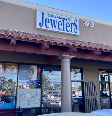 Shopping Center Entrance Facing Pecos