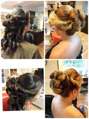 Updo for  medium hair