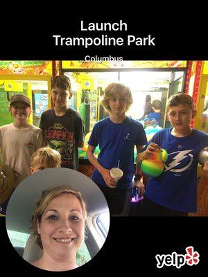 Launch trampoline park fun on a hot summer afternoon.