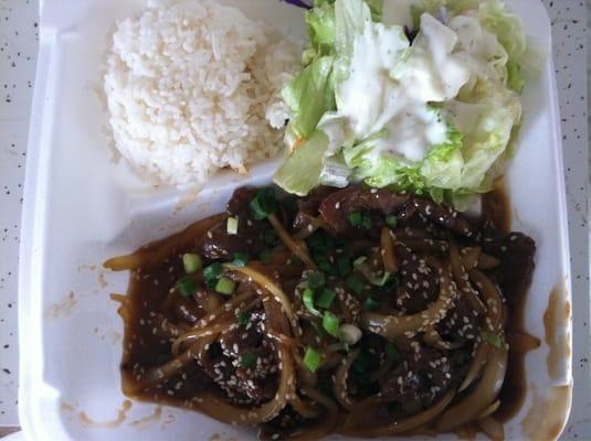 Beef teriyaki