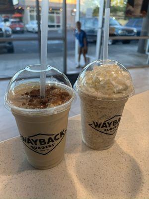 Cookie Butter and Oreo shakes