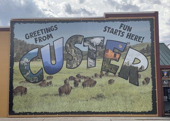 Greetings from Custer