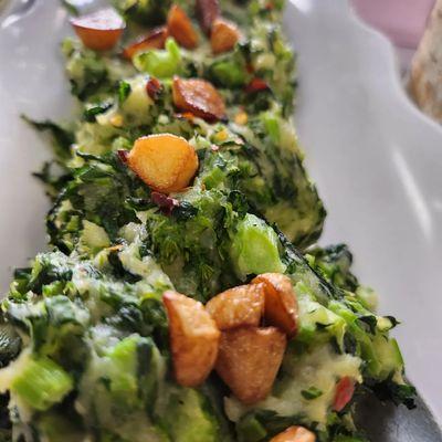 Broccoli Rabe and Mashed potato