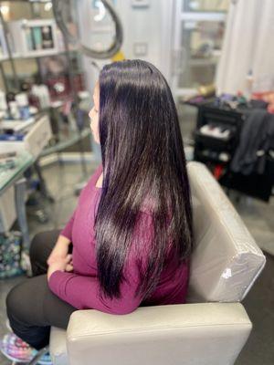 Best Keratin Treatment and creative color in Asheville