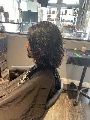 Men's Curly Cut